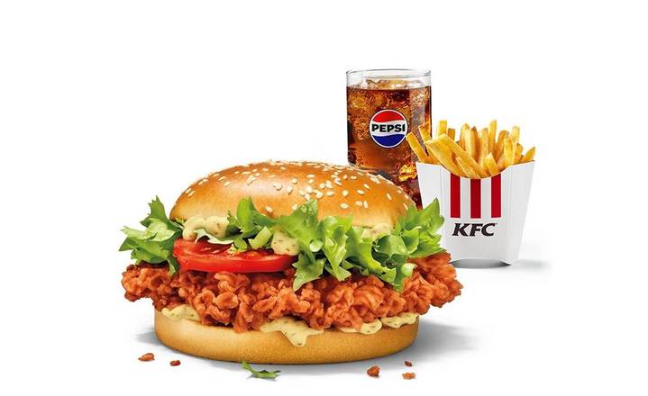 Zinger burger meal L