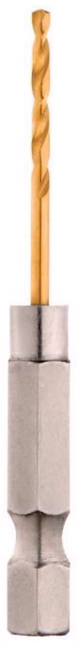 Milwaukee Shockwave 5/64 In. X 3.15 In. L Titanium Red Helix Drill Bit Hex Shank 2 Pc