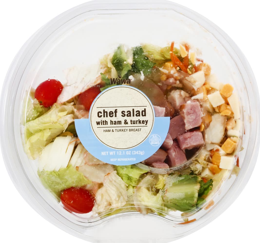 Wawa Chef Salad With Ham & Turkey Breast (12.1 oz)
