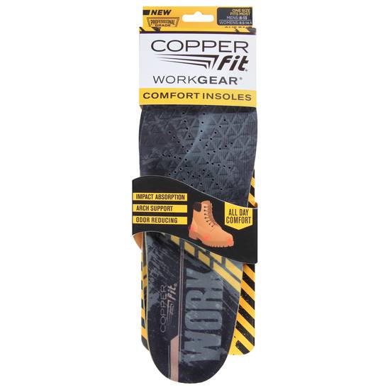 Copper Fit Work Gear Unisex One Size Fits Most Comfort Insoles