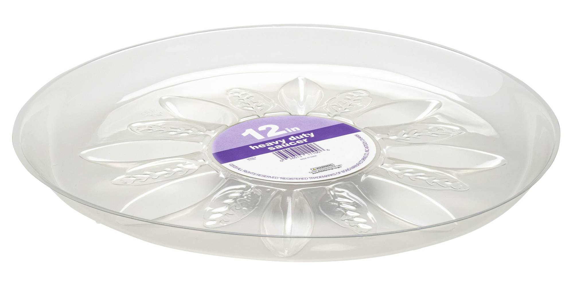 Orbit 12-in Clear Plastic Plant Saucer | 11100
