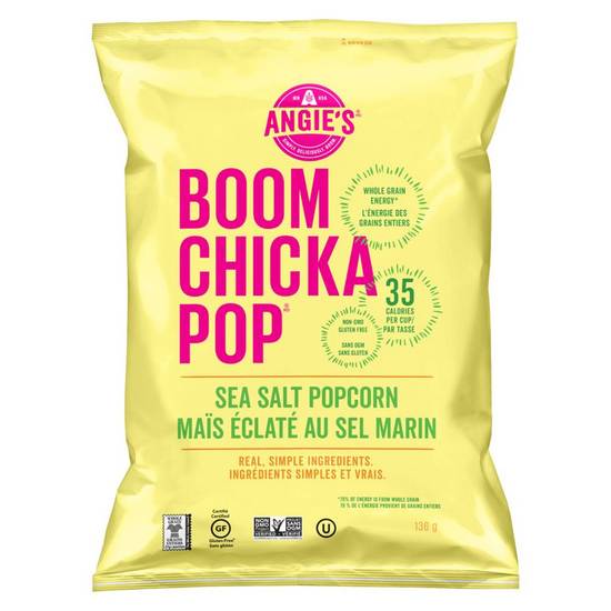 Angie's Boom Chicka Pop Sea Salt Popcorn (136 g)