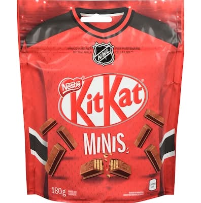 Kitkat minis barres de gaufrettes au chocolat au lait - minis milk chocolate wafer bars