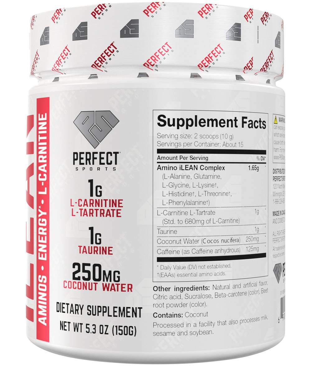 Ilean Aminos With L- Carnitine, Taurine & Caffeine - Supports Energy & Lean  Muscle - Orange Gummy Bear (15 Servings)