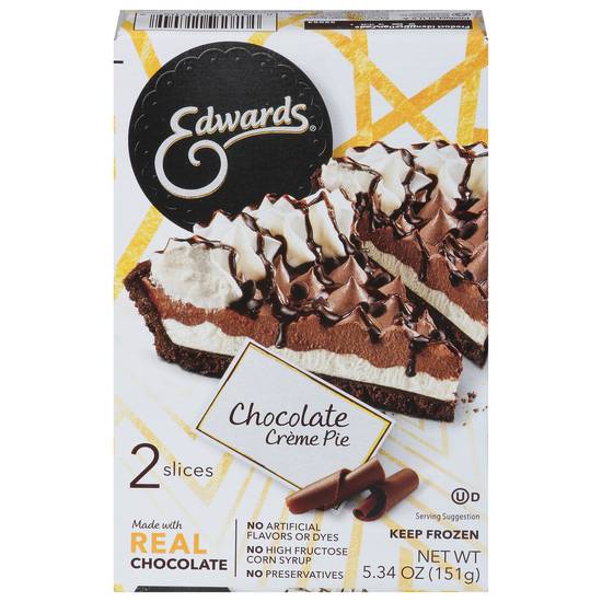 Edwards Chocolate Creme Pie (2 ct)