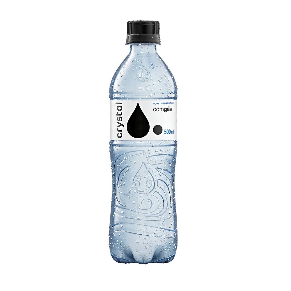 Crystal água mineral natural com gás (500 mL)