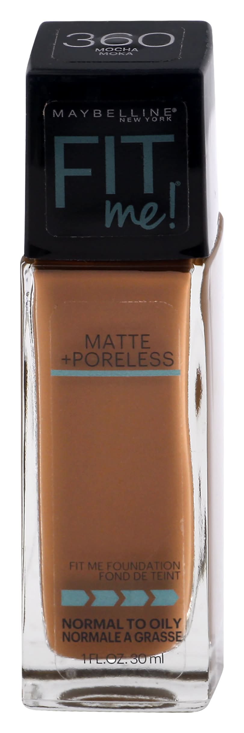 Maybelline Matte Poreless Foundation, Mocha 360 (1 oz)