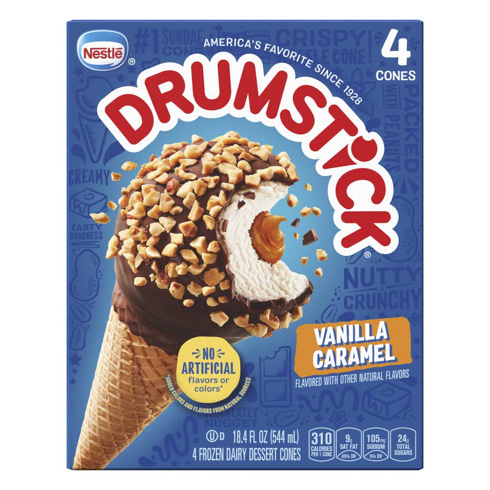 Nestlé Drumstick Vanilla Caramel Cones