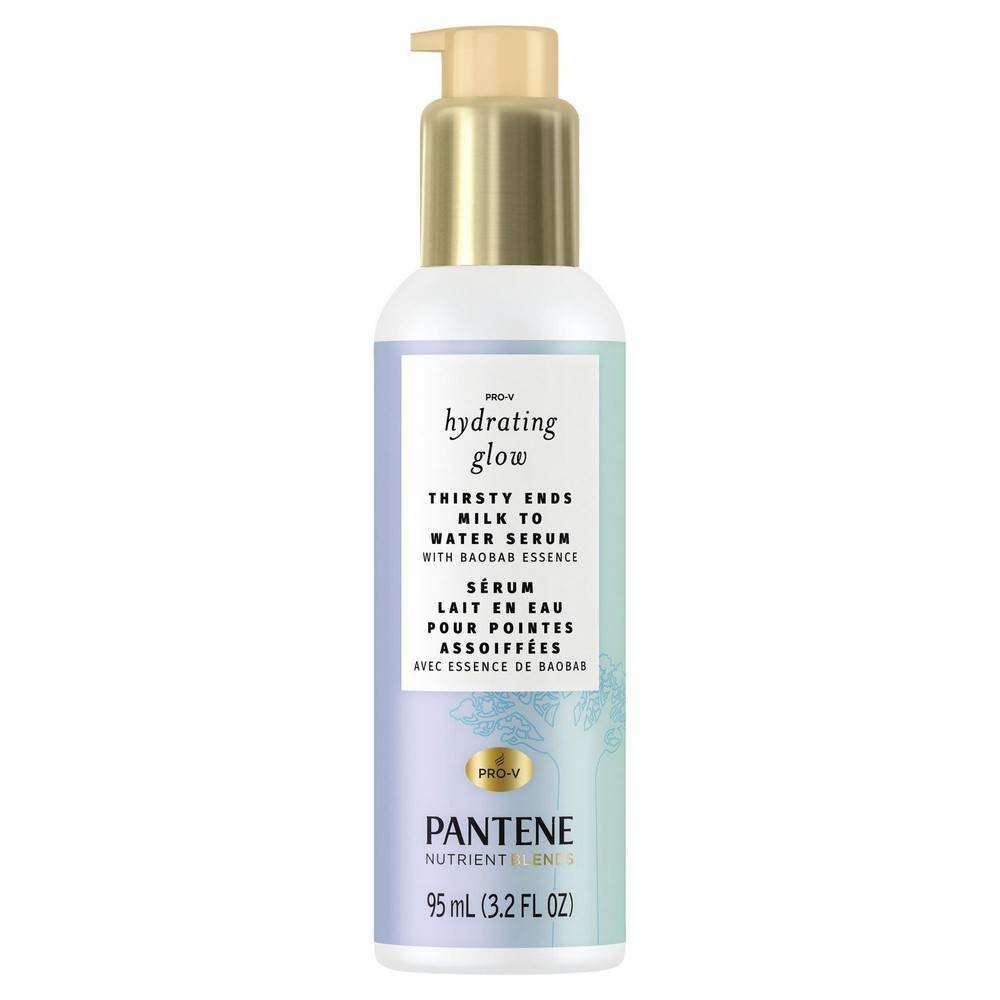 Pantene Hydrating Glow Thirsty Ends Milk To Water Hair Serum (95 ml)