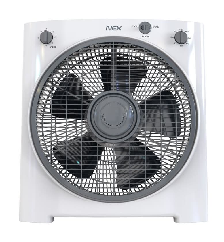 NEX · Ventilador box 40w vbx1226-w&b - 12 '' - Blanco