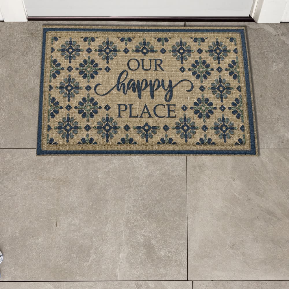 Style Selections 18-in x 30-in Multi Non-Slip Grip Indoor or outdoor Door Mat