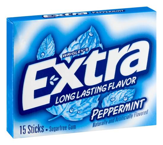 Extra Wrigley's Sugar Free Chewing Gum (peppermint)