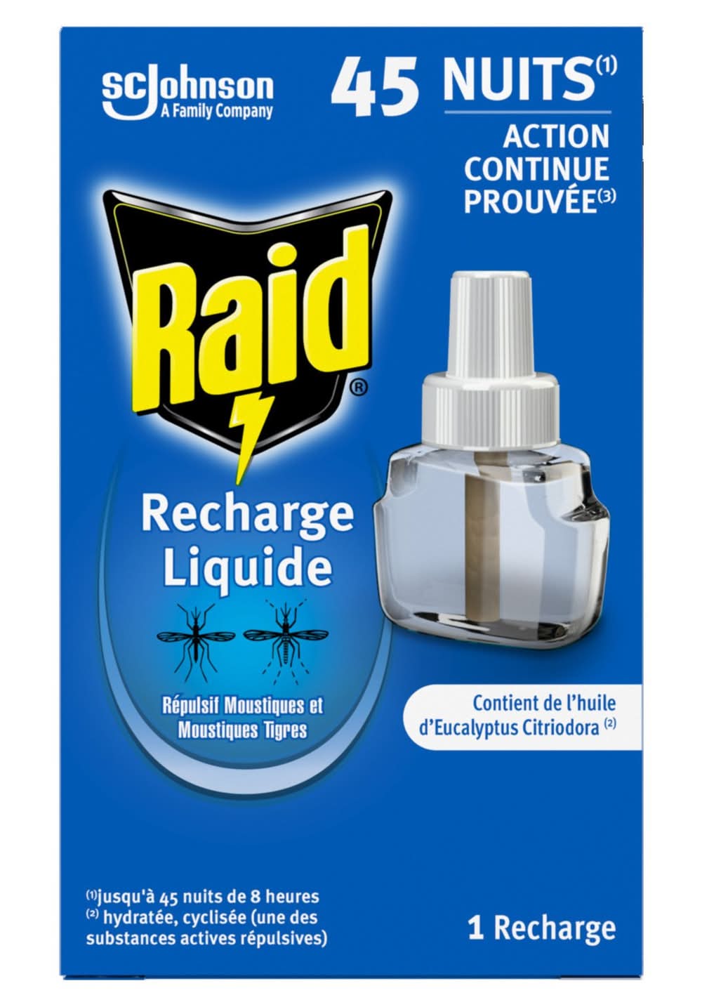 Raid - Recharge répulsifs moustiques