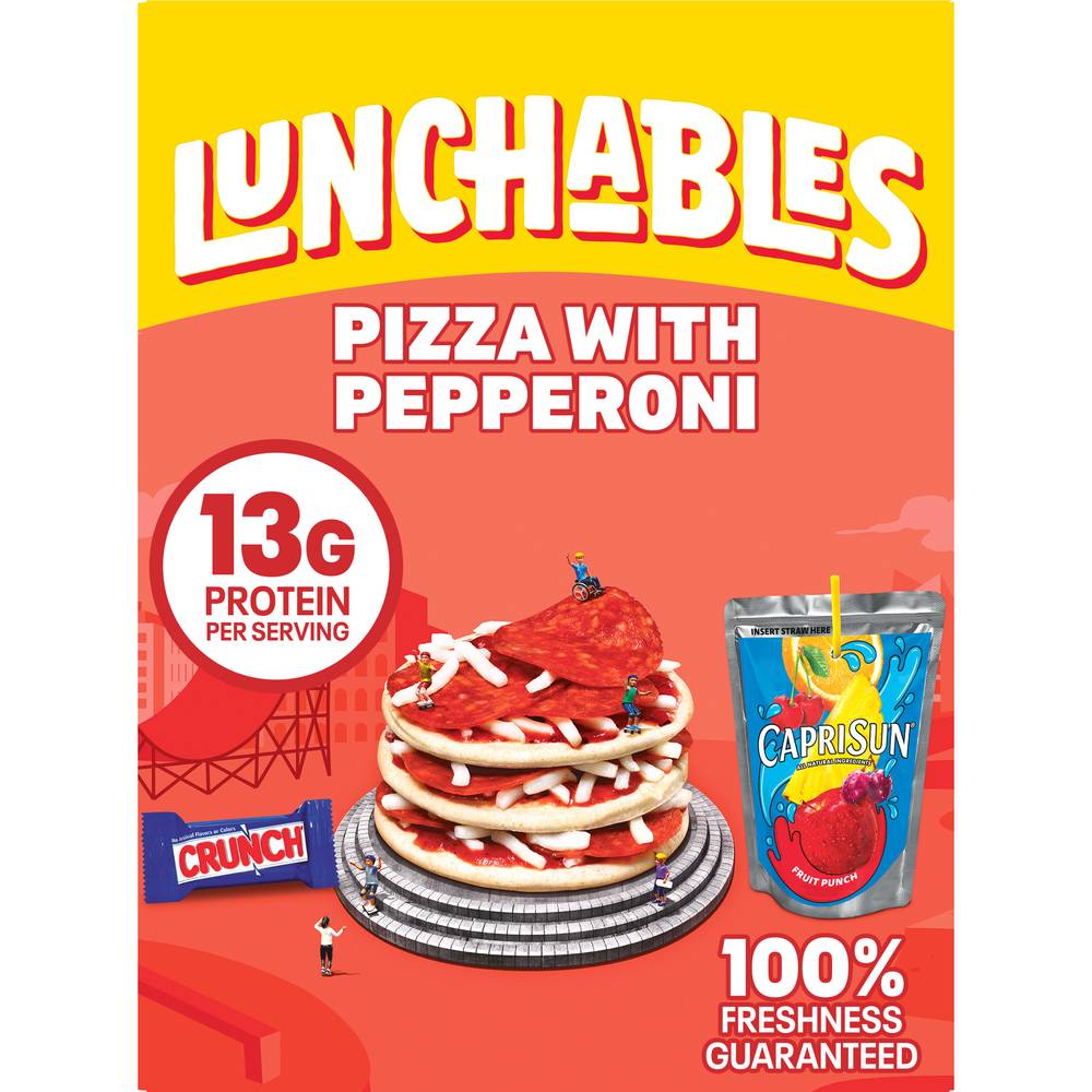 Lunchables Pizza With Pepperoni Capri Sun & Crunch Lunch Combinations (4.7 oz)