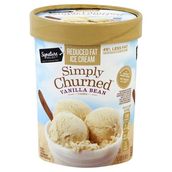 Signature Select Simply Churned Vanilla Bean Ice Cream (1.5 quarts)
