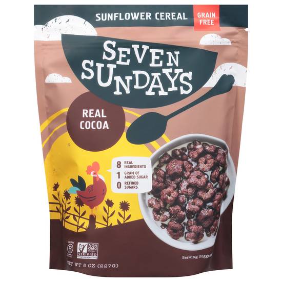 Seven Sundays Grain Free Sunflower Cereal (real cocoa)