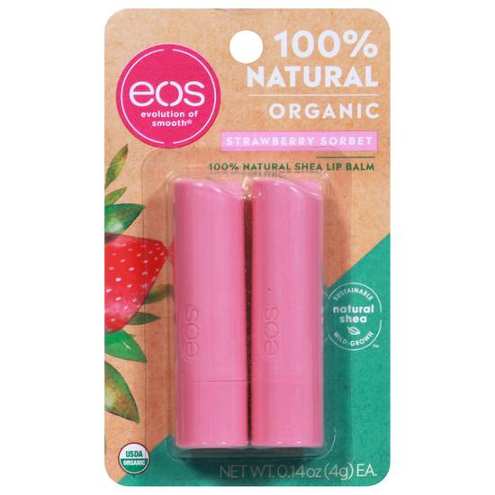 Eos Organic Strawberry Sorbet Lip Balm