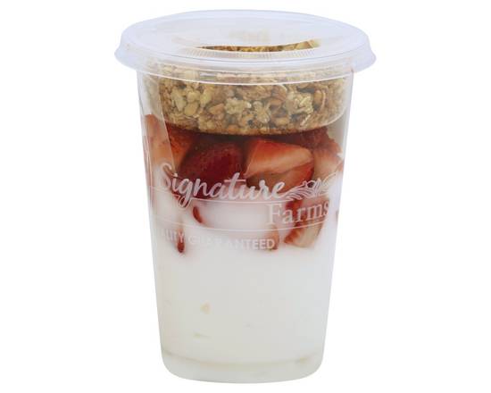 Signature Farms · Vanilla Yogurt Parfait with Strawberry (12 oz)