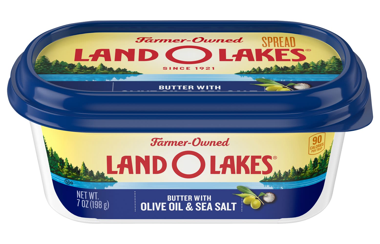 Land O'Lakes Spreadable Butter, Olive Oil & Sea Salt (7 oz)