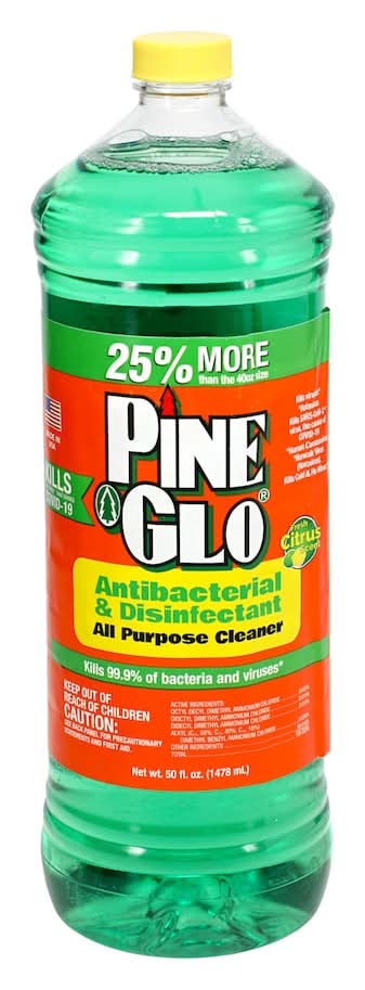 Pine Glo Antibacterial & Disinfectant All Purpose Cleaner, Fresh Citrus (50 fl oz)