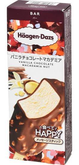 ハーゲンダッツ バー バニラチョコレートマカデミア (80mL)