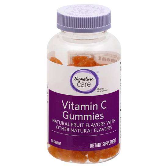 Signature Care Fruit Flavors Vitamin C Gummies (150 ct)