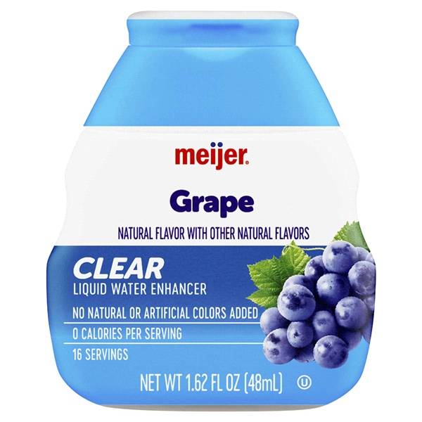 Meijer Grape Clear Liquid Water Enhancer (1.62 fl oz)