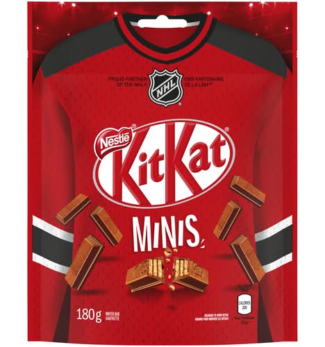 Kitkat minis barres de gaufrettes au chocolat au lait - minis milk chocolate wafer bars