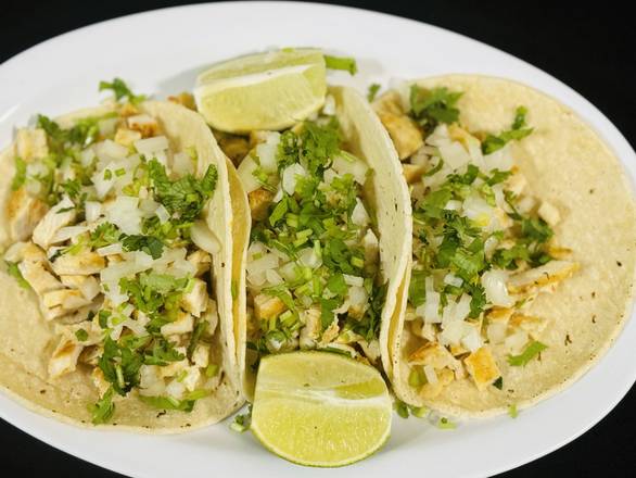 26. Tacos Simples (Bistec, Pollo, Chorizo)