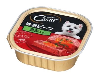 マースジャパンリミテッド シーザー 吟選ビーフ野菜入り (100g)