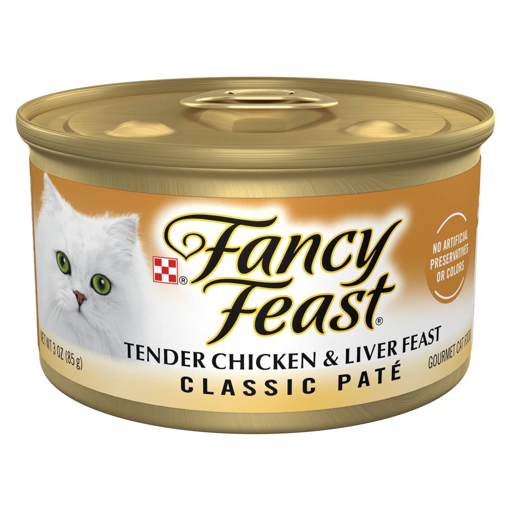 Purina Fancy Feast Wet Cat Food, Liver-Chicken (3 oz)