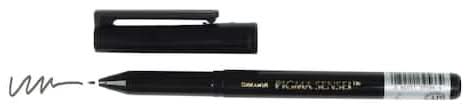 Sakura Pigma Sensei Black Chisel Tip Pen