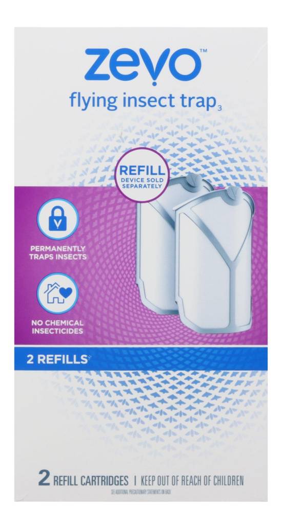 Zevo Flying Insect Trap Refill Cartridges (2 ct)