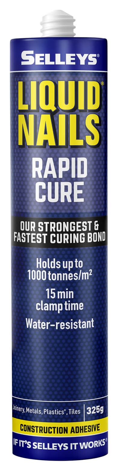 Selleys 325g Liquid Nails Rapid Cure Strong Waterproof Adhesive