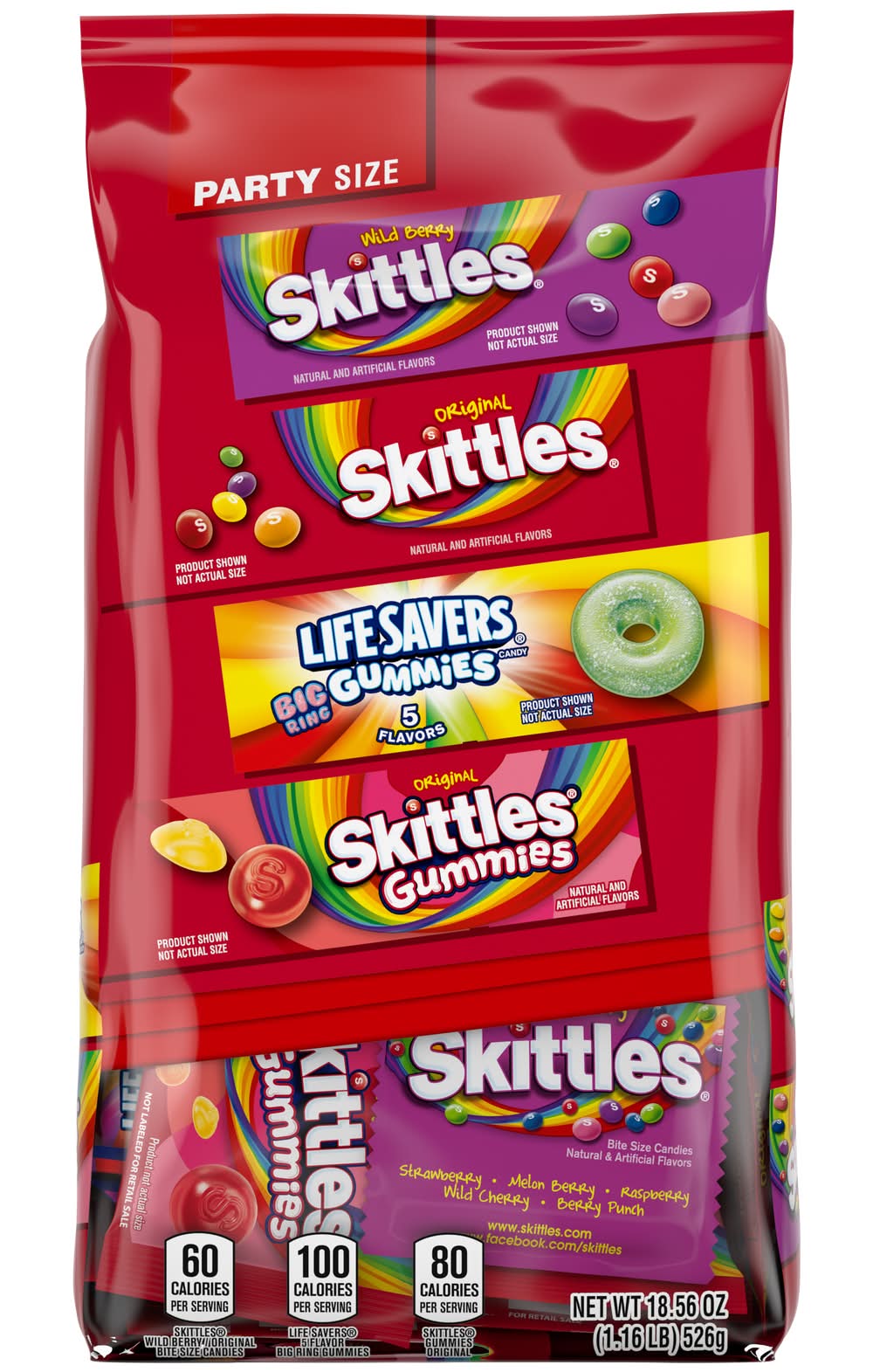 Skittles Life Savers Gummies Variety pack, Assorted (1.16 lbs)