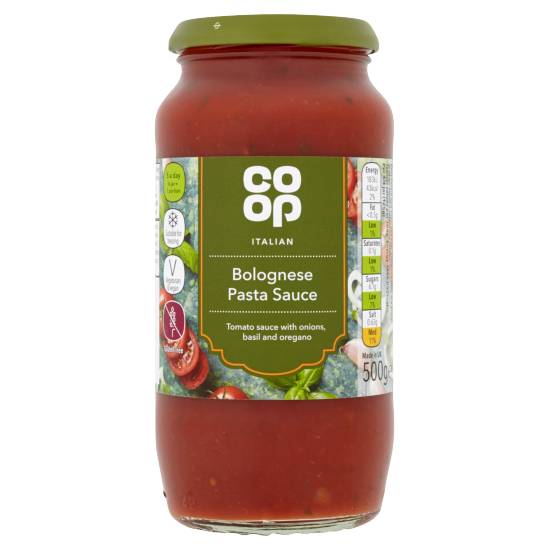 Co-Op Italian Bolognese Pasta Sauce 500g