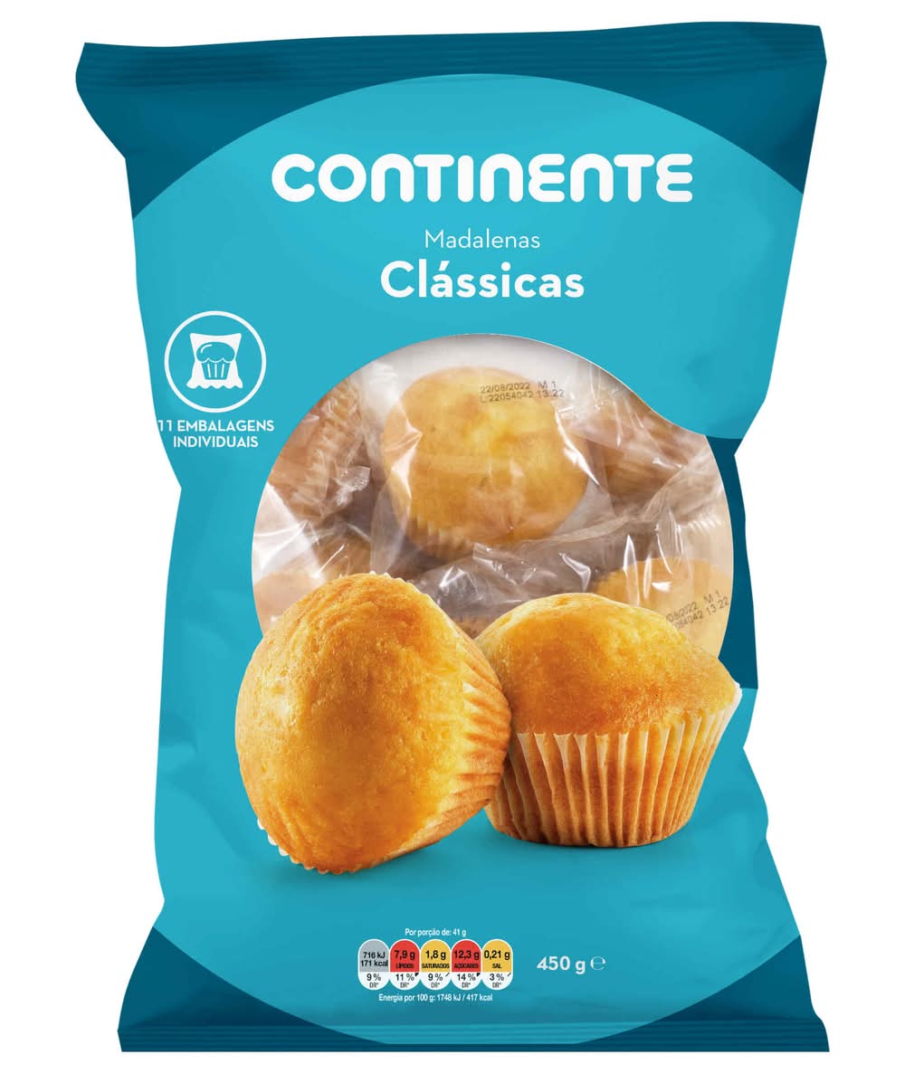 Madalenas Continente (emb. 450 gr)