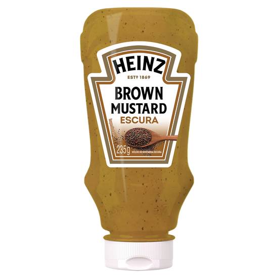 Heinz brown mustard escura (235 g)