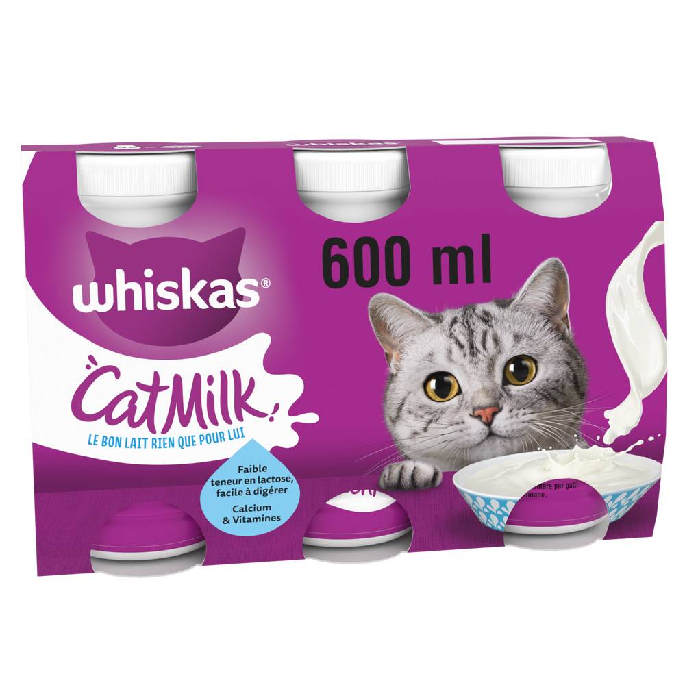 Whiskas - Lait pour chat (600ml)