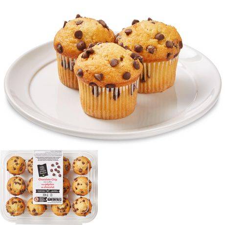 Your fresh market mini muffins aux pépites (chocolat)