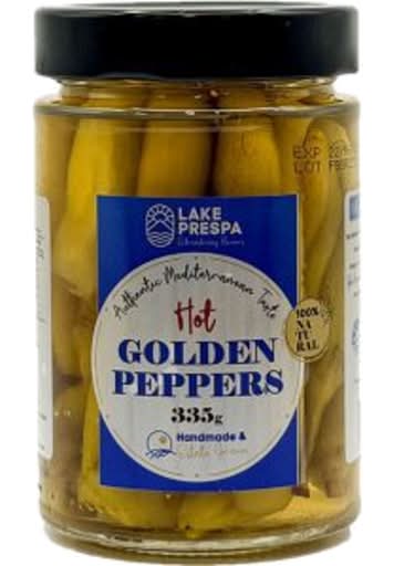 Lake Prespa Hot Golden Peppers 335g