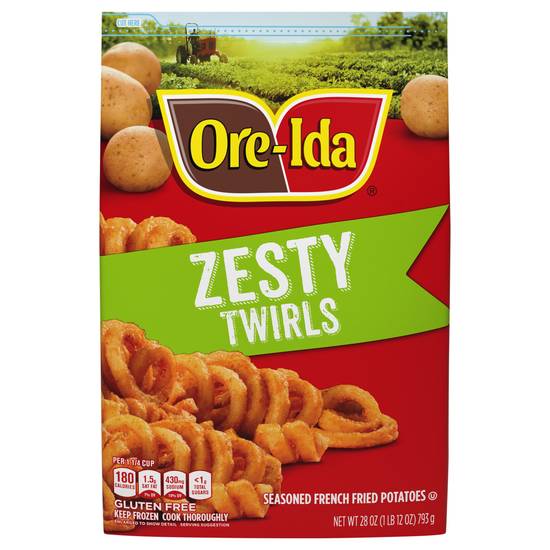 Ore-Ida Bold & Crispy Zesty Curly Seasoned French Fried Potatoes