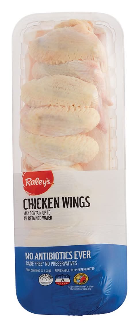Raley'S Chicken Wings, Club Pack No Antibiotics Ever Per Pound