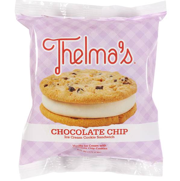 Thelma's Chocolate Chip Ice Cream Sandwich 6oz