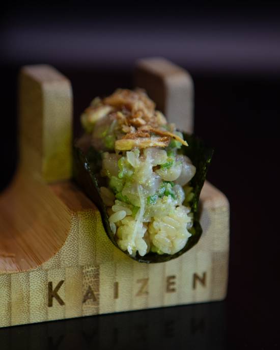 Yellowtail Jalapeño Hand Roll