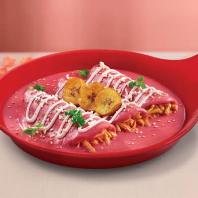 Enchiladas de Mole Rosa