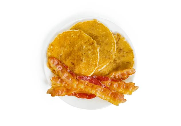 Signature Recipes - Pancakes with Applewood Smoked Bacon