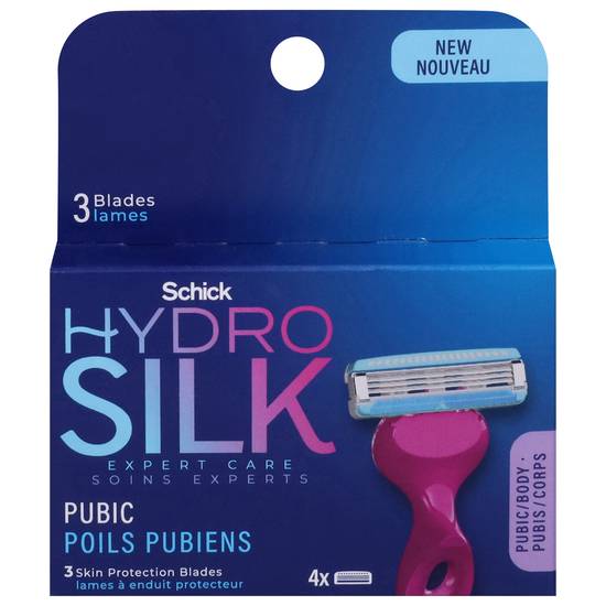 Schick Hydro Silk Pubic Razor Refills For Women