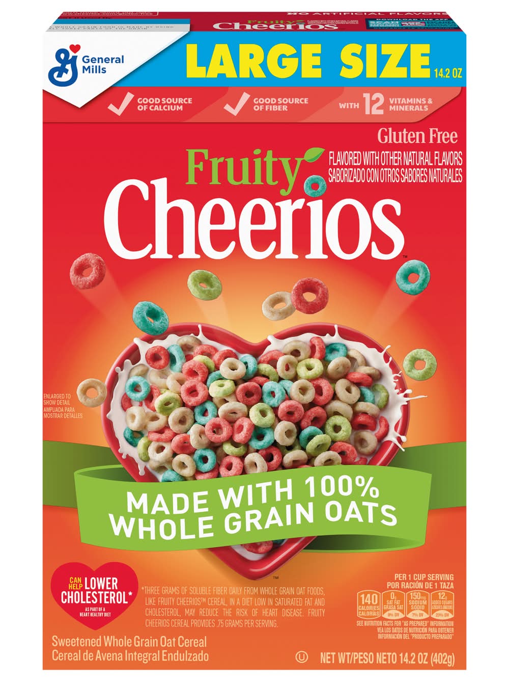 Cheerios Large Size Fruity Oats Cereal (14.2 oz)