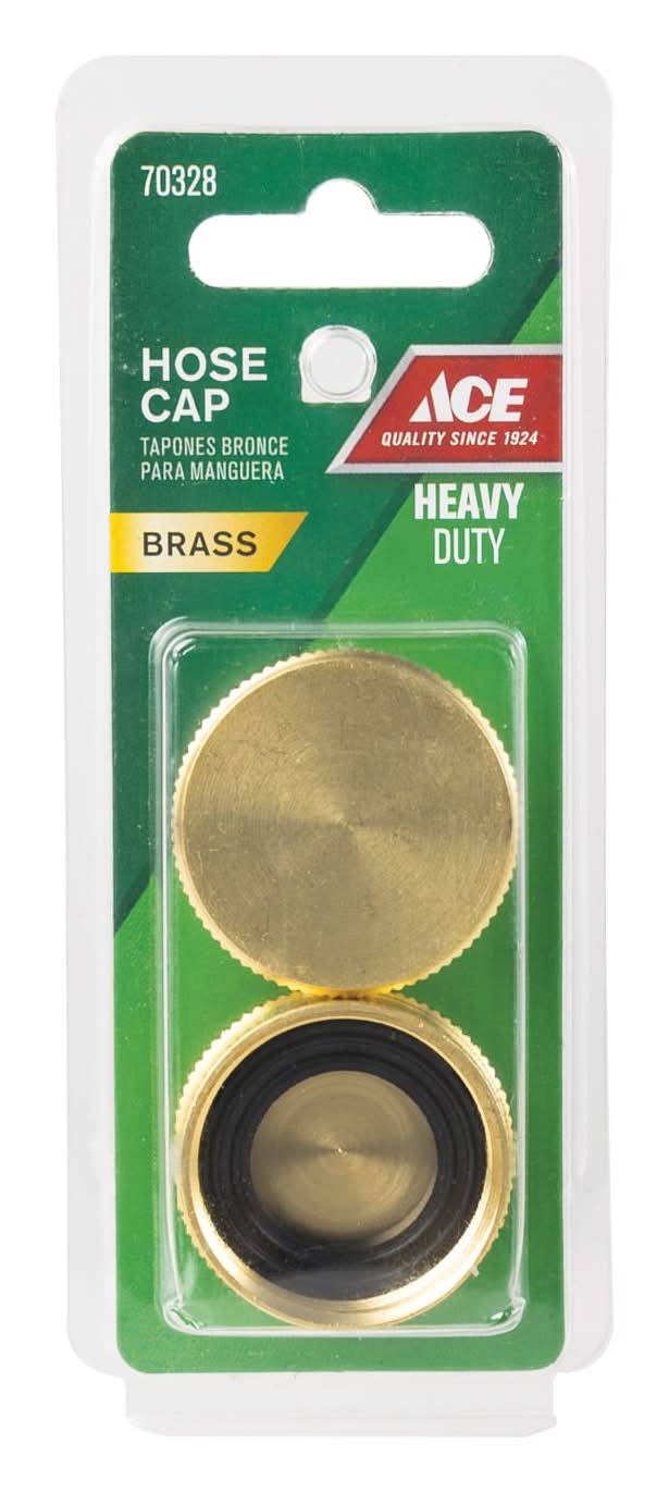 ACE 3/4 In. Brass Threaded Female Hose End Caps